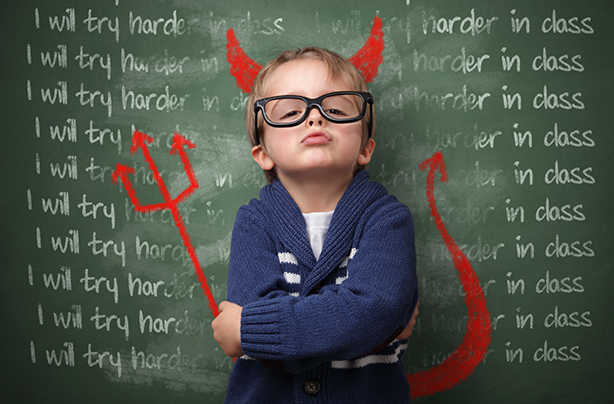 Evil genius child