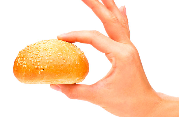 Woman holding a cob