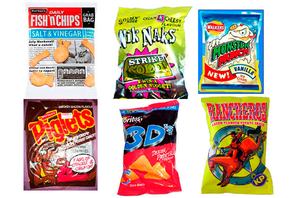 Retro crisps