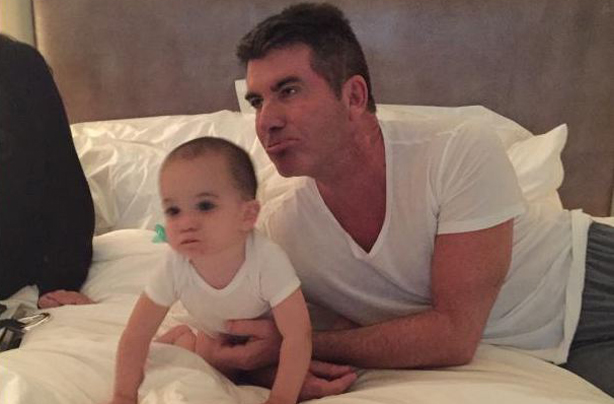 Simon Cowell and baby Eric