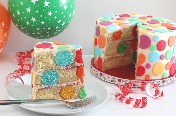Polka dot cake Polka dot cake