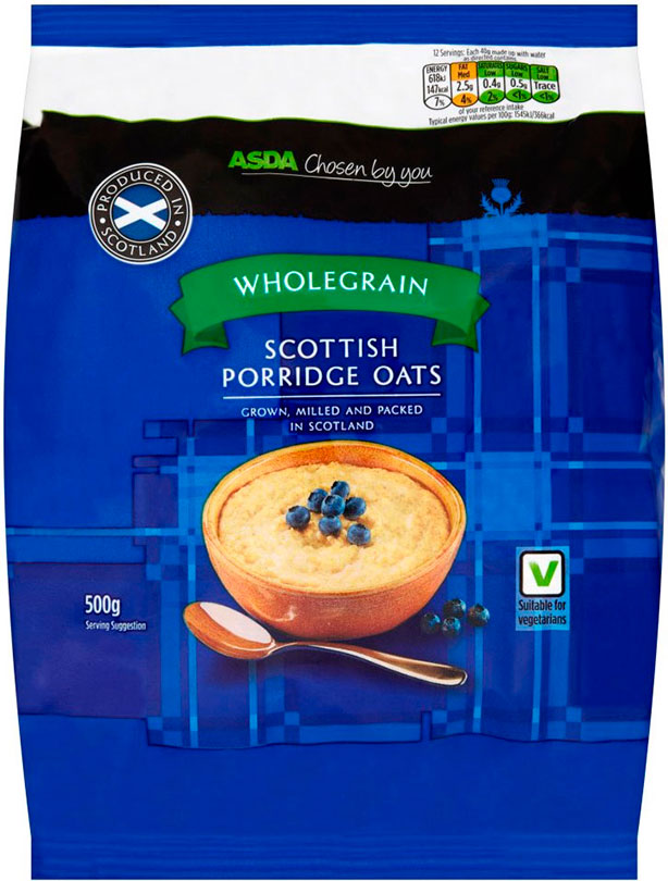 ASDA Chosen by You Wholegrain Scottish Porridge Oats ASDA Chosen by You Wholegrain Scottish Porridge Oats