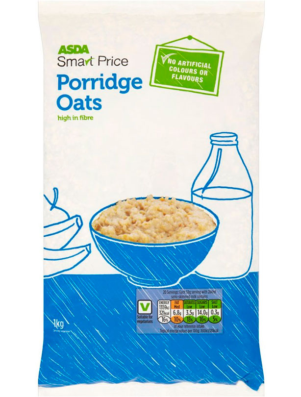 ASDA Smartprice Porridge Oats ASDA Smartprice Porridge Oats