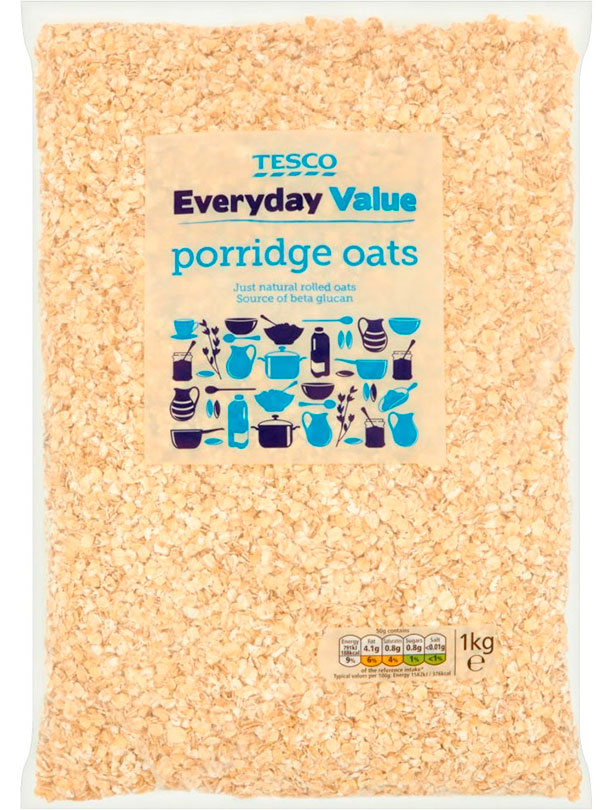 Tesco Everyday Value Porridge Oats Tesco Everyday Value Porridge Oats