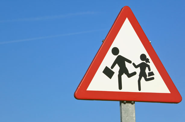 School road sign