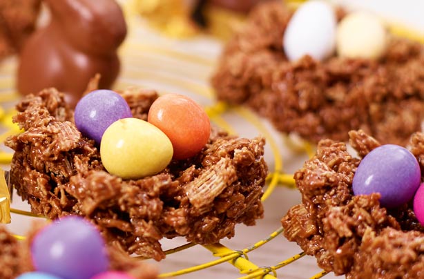 Mini Mars Bar nests Mini Mars Bar nests