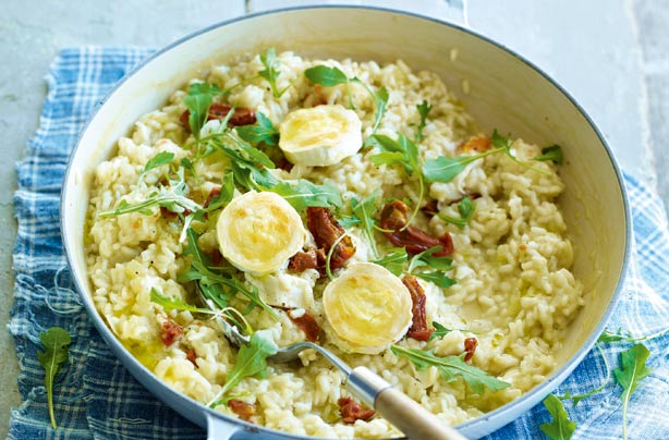 Goat's cheese and sundried tomato risotto Goat's cheese and sundried tomato risotto