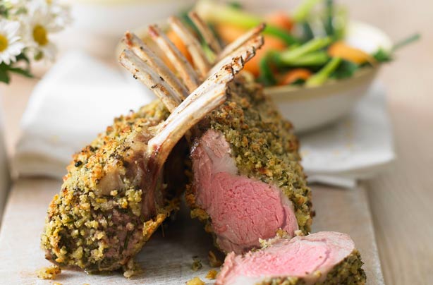 Lemon and herb crusted rack of lamb Lemon and herb crusted rack of lamb