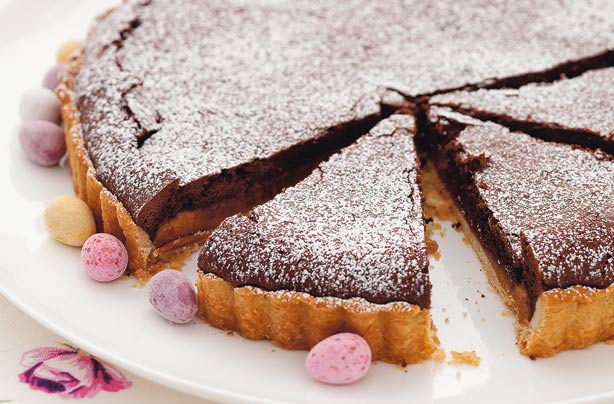 Chocolate and caramel tart Chocolate and caramel tart
