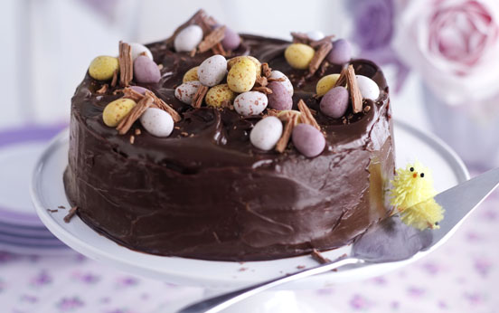 Easter chocolate fudge cake Easter chocolate fudge cake