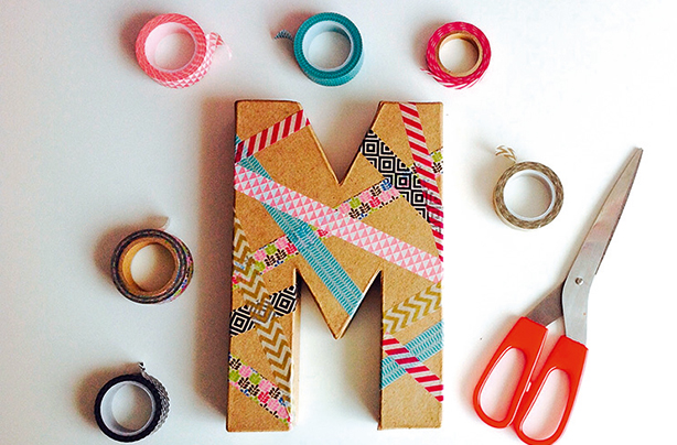 Essentials washi tape initial craft