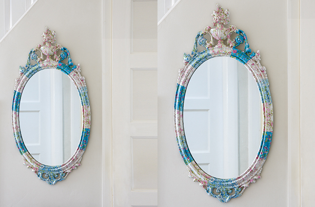Essentials decoupage mirror craft