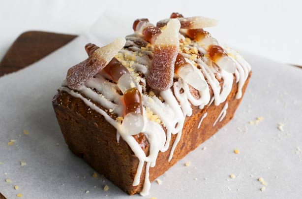 Cola drizzle loaf
