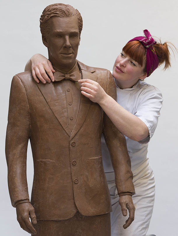 Benedict Cumberbatch in chocolate Benedict Cumberbatch in chocolate