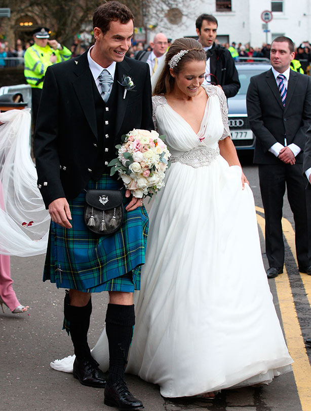 Andy Murray and Kim Sears marry Andy Murray and Kim Sears marry