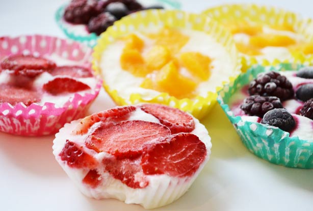 Frozen Frube yogurt bites Frozen Frube yogurt bites