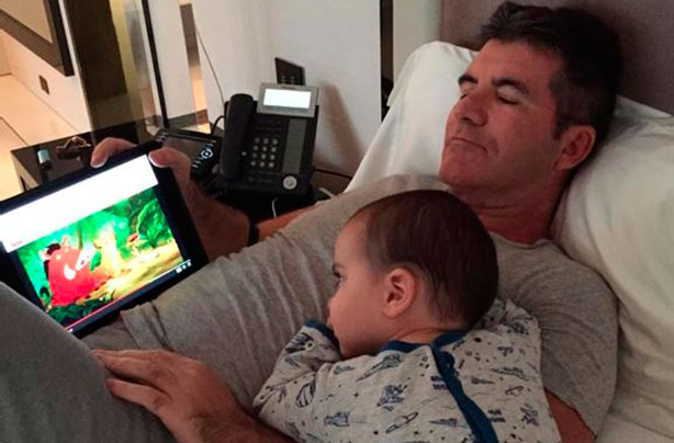 Simon Cowell and Eric Cowell