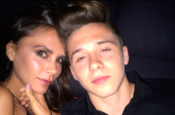 Victoria and Brooklyn Beckham Victoria and Brooklyn Beckham