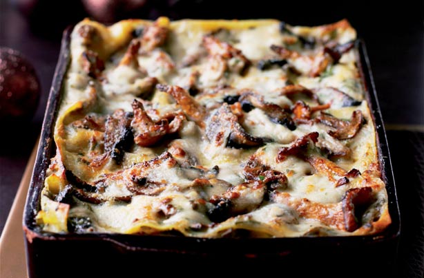 Wild mushroom lasagne Wild mushroom lasagne