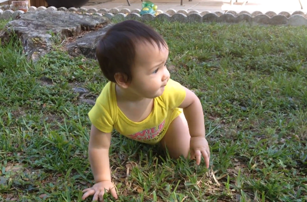 Baby walking surprise video