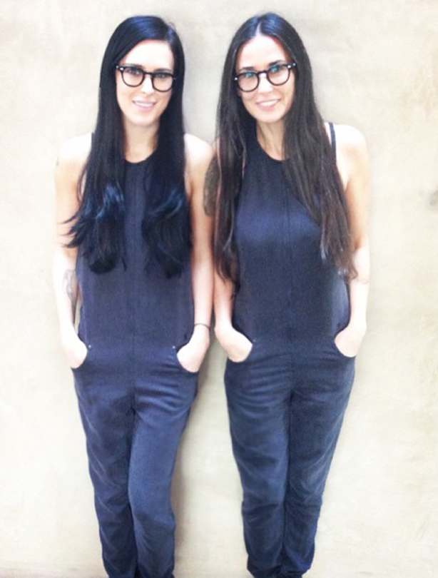 Demi Moore and Rumer Willis Demi Moore and Rumer Willis
