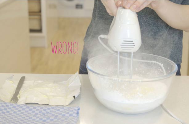 Food hack: How to stop an electric hand whisk splattering Food hack: How to stop an electric hand whisk splattering