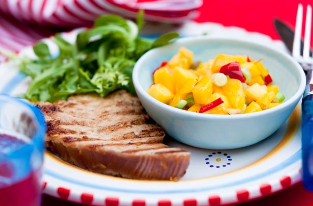 Honey and soy glazed tuna Honey and soy glazed tuna