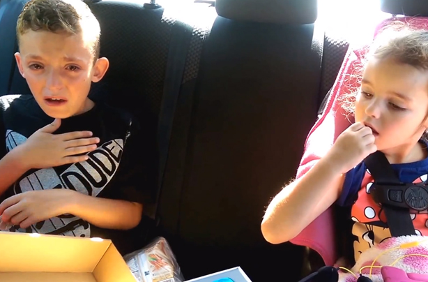 Surprise! We're going to Disneyland video