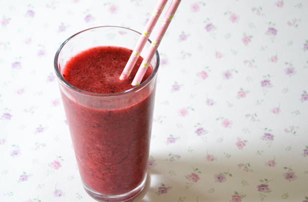 Homemade fruit Slush Puppie