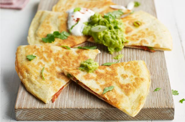 Cheesy chorizo quesadillas Cheesy chorizo quesadillas