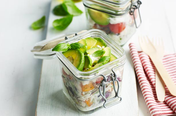 Homemade salad jars Homemade salad jars