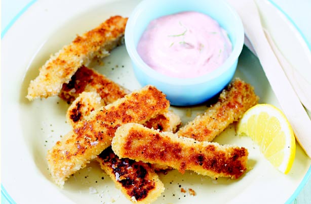 Rachel Allen's salmon fish fingers Rachel Allen's salmon fish fingers