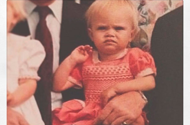Cara Delevingne as a baby Cara Delevingne as a baby