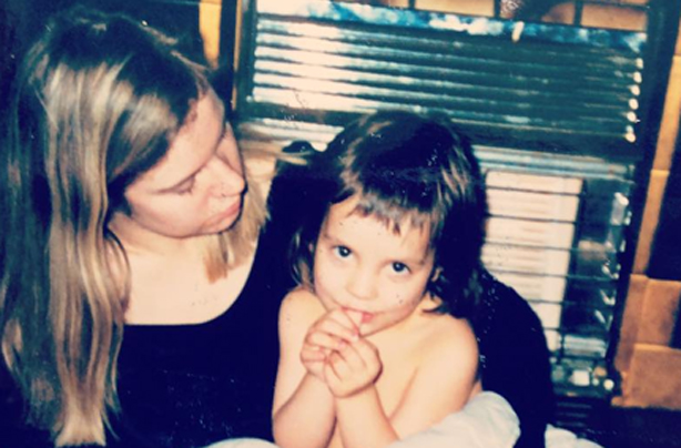 Lily Allen as a child Lily Allen as a child