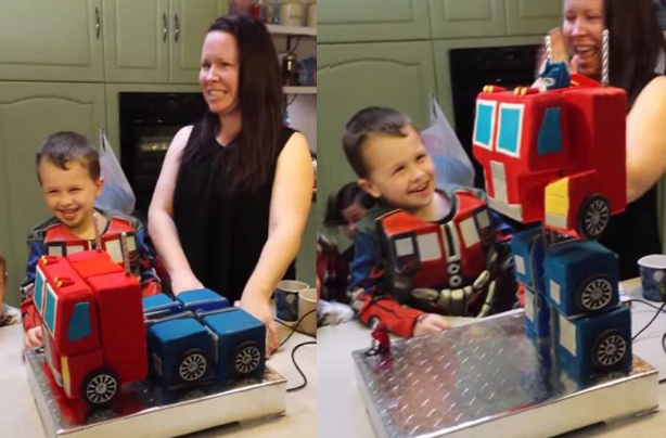 Transformers cake Transformers cake
