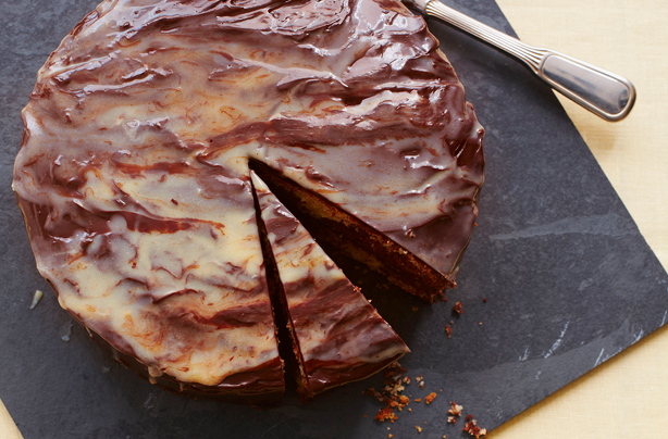 Double chocolate swirled cake Double chocolate swirled cake