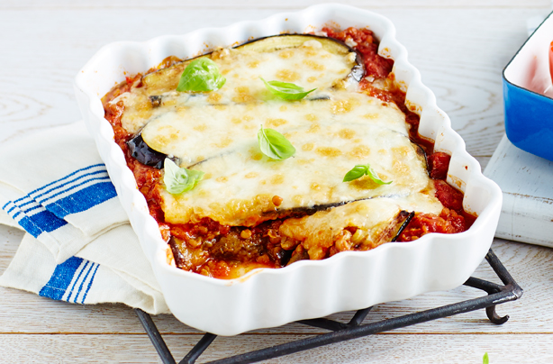 Aubergine parmigiana Aubergine parmigiana