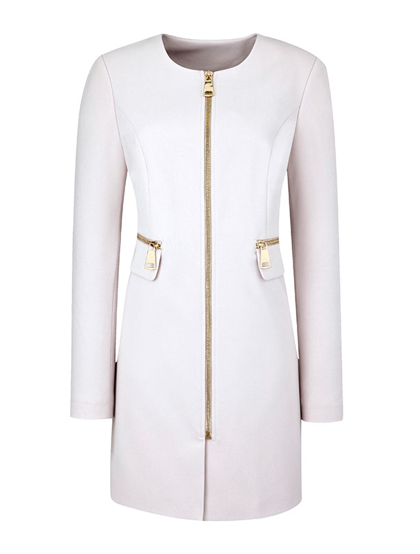 Zip Detail Coat, £80 Zip Detail Coat, £80