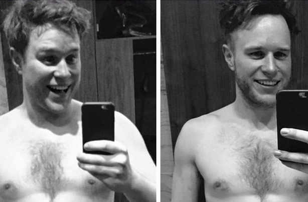 Olly Murs weight loss before and after