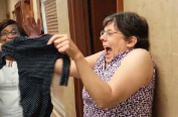 Grandma surprise adopted baby video
