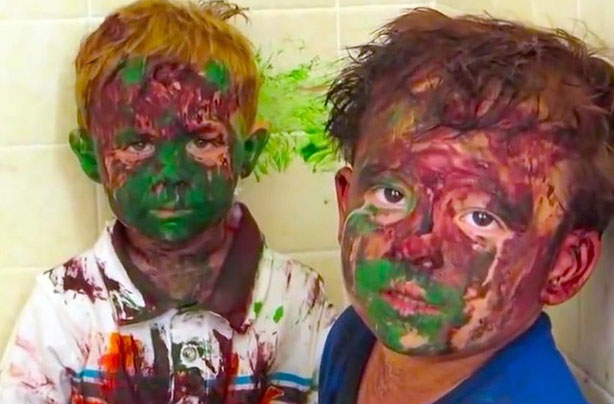 messy kids