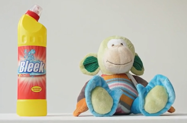Dutch PSA experiement proves household cleaners are more appealing to children than toys