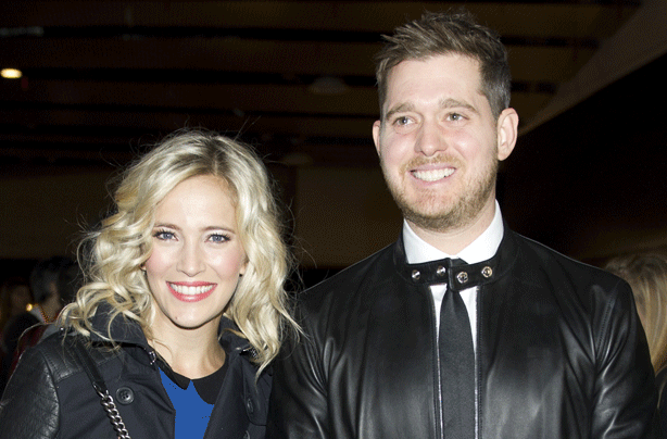 Michael Buble and Luisana Lopilato