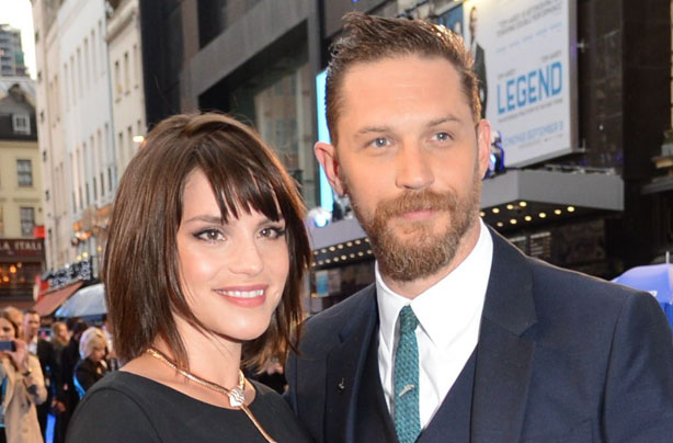 Tom Hardy and Charlotte Riley