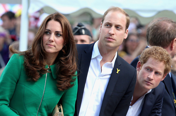Prince William, Kate Middleton and Prince Harry