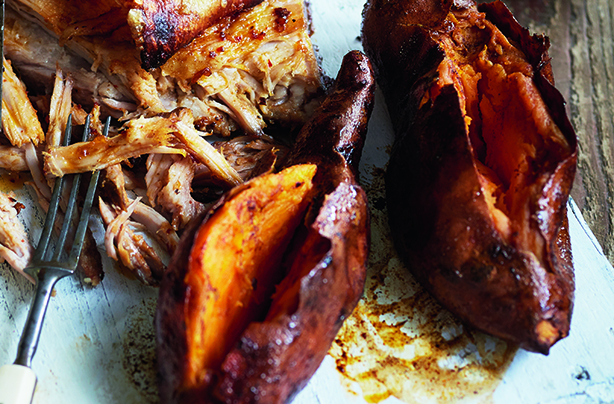 maple roasted sweet potatoes