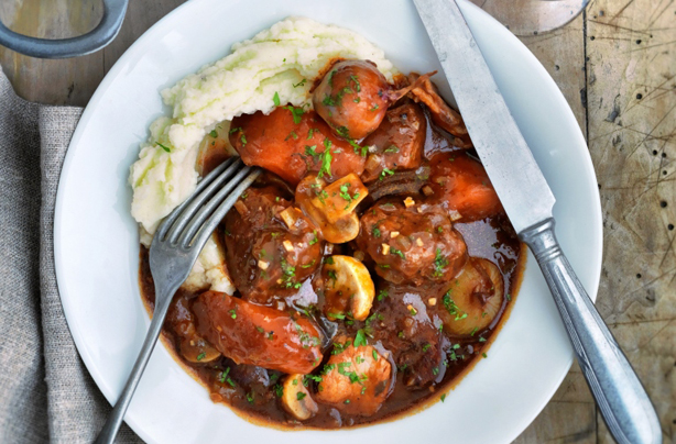 Slimming World's slow cooked beef Bourguignon