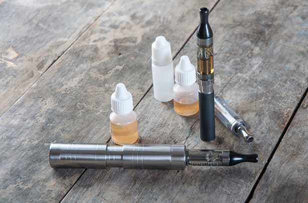 Toddler swallows e-cigarette liquid