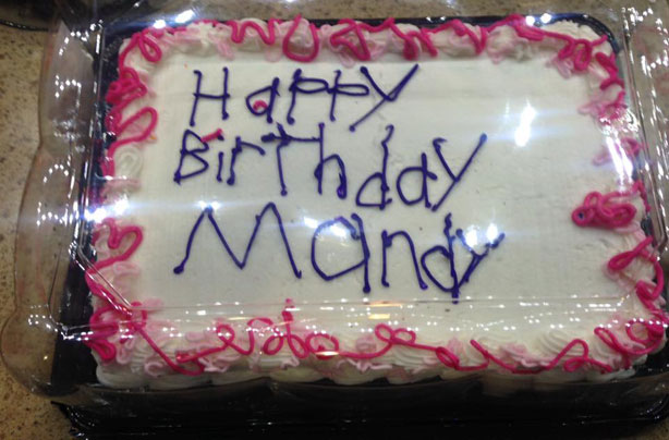 Lisa Sarber Aldrich, autism birthday cake