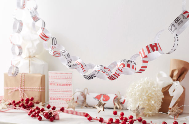 Christmas paper chain